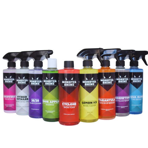 Monstershine Car Care Pro Valet Kit 9x500ml Bottles - Now £50.00