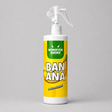 Banana Odour Neutralising Air Freshener with a sweet, creamy fruity scent. Perfect for cars, vans, homes and offices, with over 1,000 sprays per bottle.
