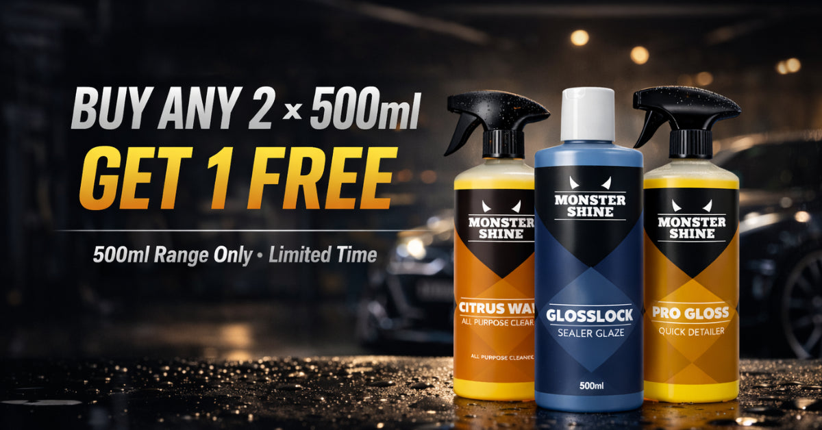 Monstershine Car Care Buy Any 2 500ml Get 1 Free